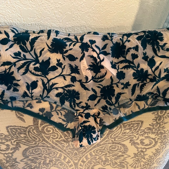 Victoria’s Secret 4 velvet flocked mesh boy short panties. NWT - Picture 9 of 9